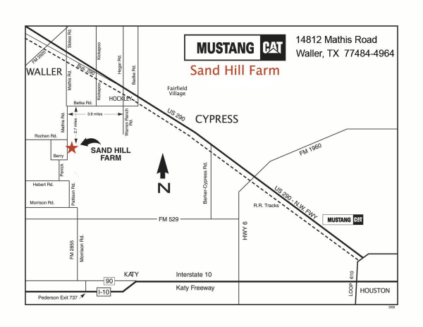 Sand Hill Location Map